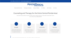 Desktop Screenshot of centralfloridapsychology.com